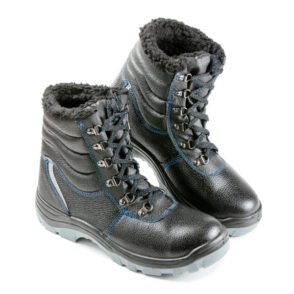 Ботинки ЛИДЕР 28/1М ПУ-ПУ иск.мех с МП