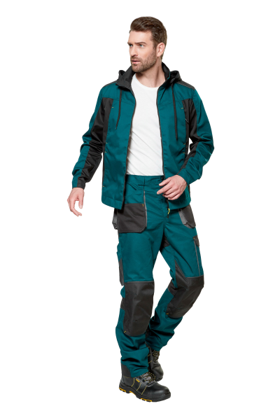 Куртка СНЕЙК (т.бирюзовый/черный)