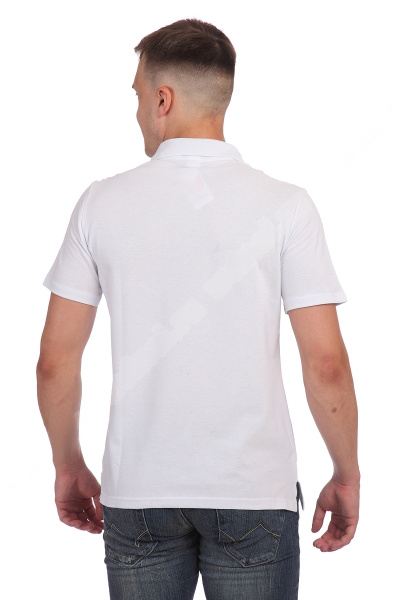 Рубашка ПОЛО с коротким рукавом (белый)