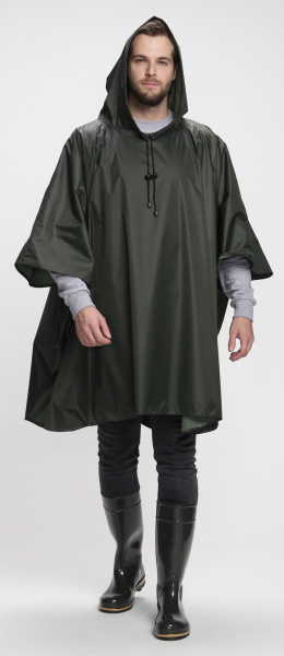 Плащ-пончо влагозащитный (хаки)