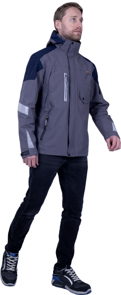Куртка-штормовка РЕСПЕКТ (серый)