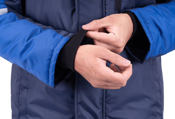 Куртка РОУД зимняя (т.синий/васильковый)