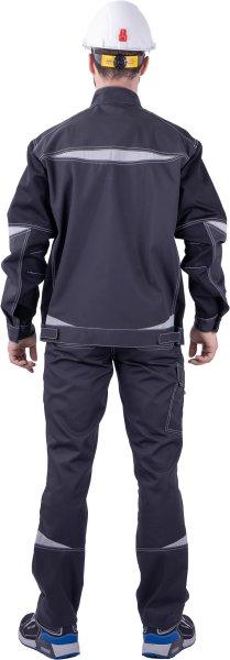 Куртка ТУРБО SAFETY (т.серый/чёрный)