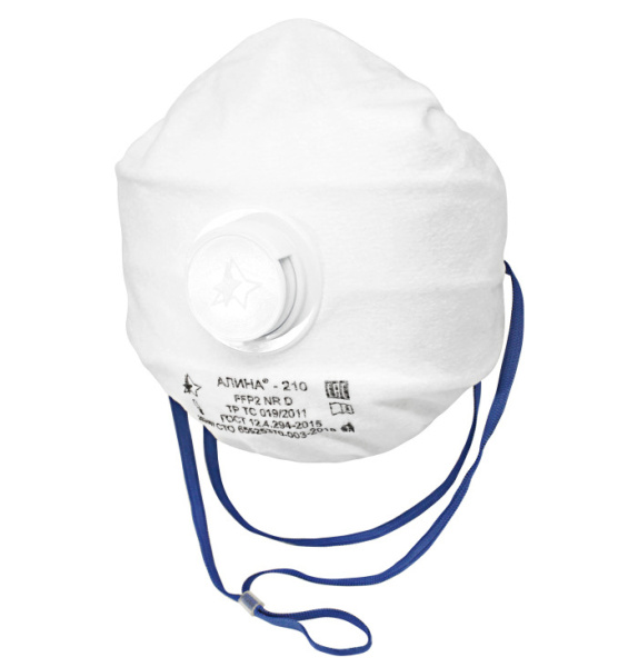 Респиратор АЛИНА®-210, FFP2 с клапаном выдоха