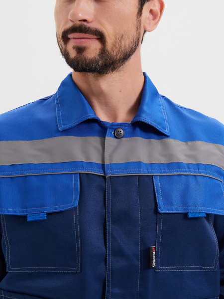 Костюм НОВА с СОП, с БР (т.синий/василёк)