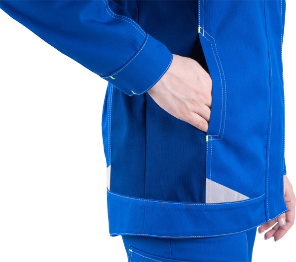 Куртка ТУРБО SAFETY женская (василек/синий)