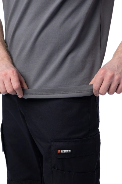 Футболка BRODEKS KS705 (серый)