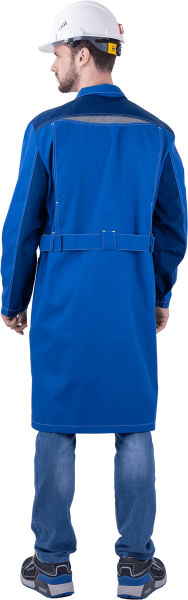 Халат ТУРБО SAFETY (василек/синий)