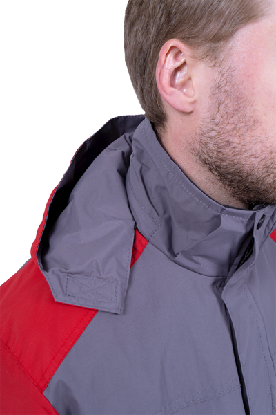 Куртка-штормовка РЕСПЕКТ (синий/красный)