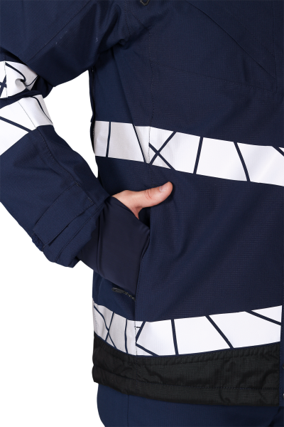 Куртка ACTIVE утепленная (синий/черный)