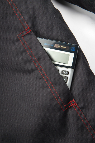 Куртка ФЛОФТ ПРЕМИУМ зимняя (т.серый/св.серый/красный)