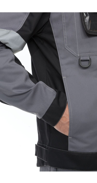 Куртка ВИВАТ (серый/красный/черный)