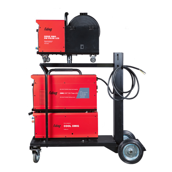 Полуавтомат FUBAG XMIG 500T DW PULSE+DRIVE XMIG DW PULSE+FB 550W 3m+Cool XMIG+Шланг-пакет+тележка