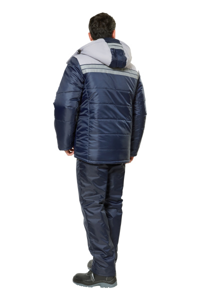 Куртка ЭРЕБУС зимняя (т.синий/серый)