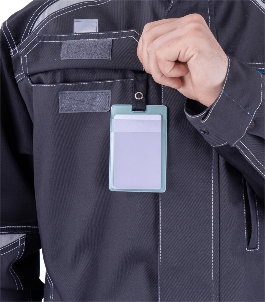 Куртка ТУРБО SAFETY (т.серый/чёрный)