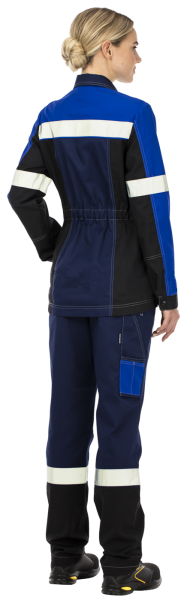 Костюм ВИВАТ женский с БР (т.синий/васильковый/черный)