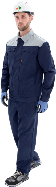 Костюм ТЕХНИК 2 с ПК (т.синий/серый)