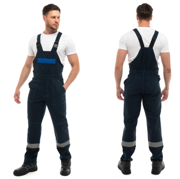 Костюм СПЕЦИАЛИСТ с ПК (т.синий/васильковый)