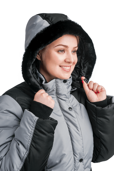 Костюм УРАЛОЧКА женский зимний (черный/серый)