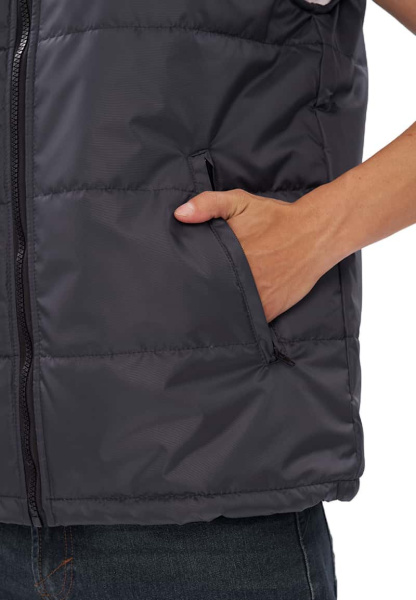 Жилет ФАВОРИТ зимний (т.серый/св.серый)