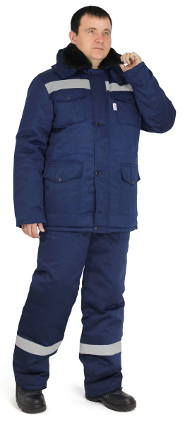 Костюм МАСТЕР ПЛЮС СОП зимний с ПК (т.синий)