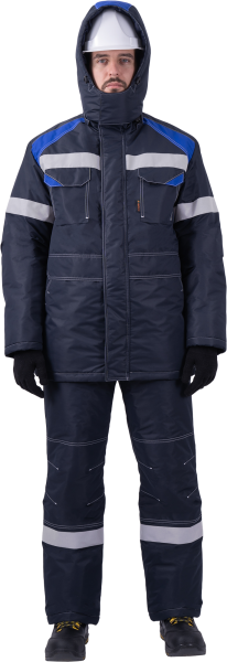 Костюм СТАРАТЕЛЬ зимний с БР (синий/василёк)