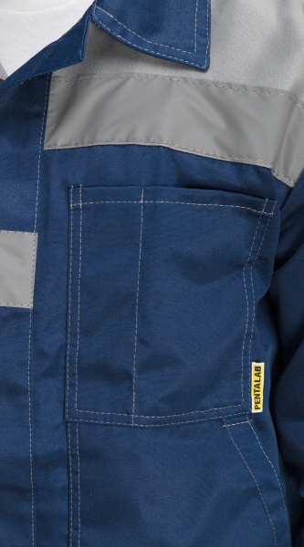 Костюм RONTA KS812 с ПК (т.синий/св.серый)