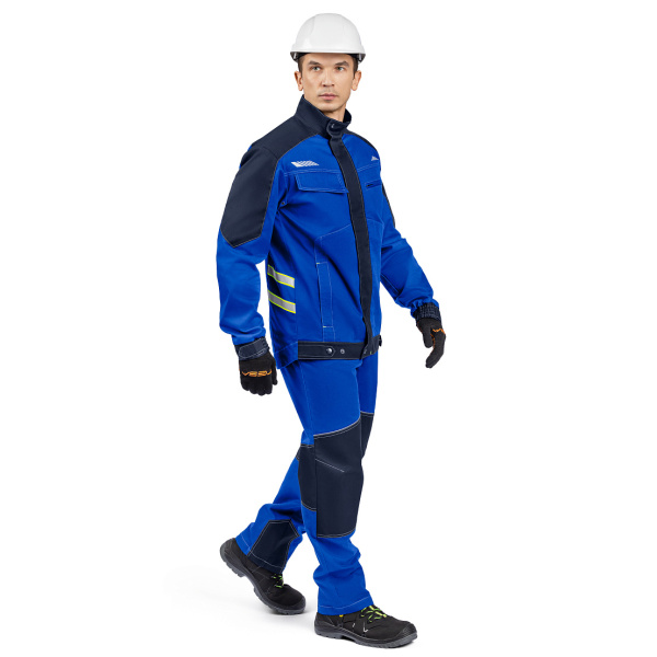 Куртка РЕЙН (васильковый/т.синий/лайм)