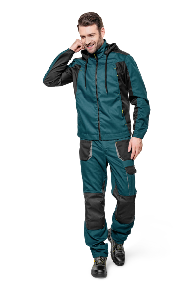 Куртка СНЕЙК (т.бирюзовый/черный)