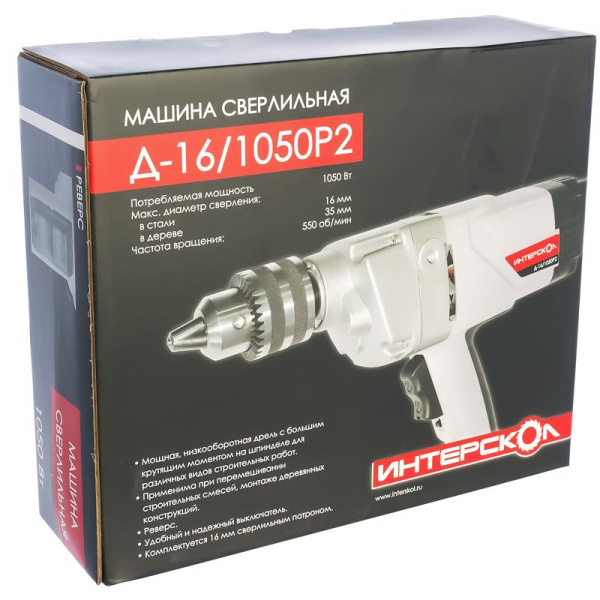Дрель-миксер ИНТЕРСКОЛ Д-16/1050Р2 369.1.0.00 1050Вт