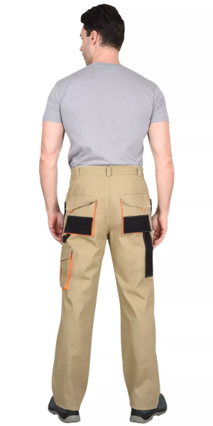 Брюки СИРИУС-МАНХЕТТЕН стрейч (песочный)