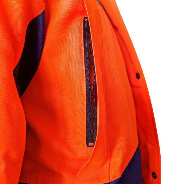 Костюм МЕТЕО зимний с ПК (оранжевый/синий)