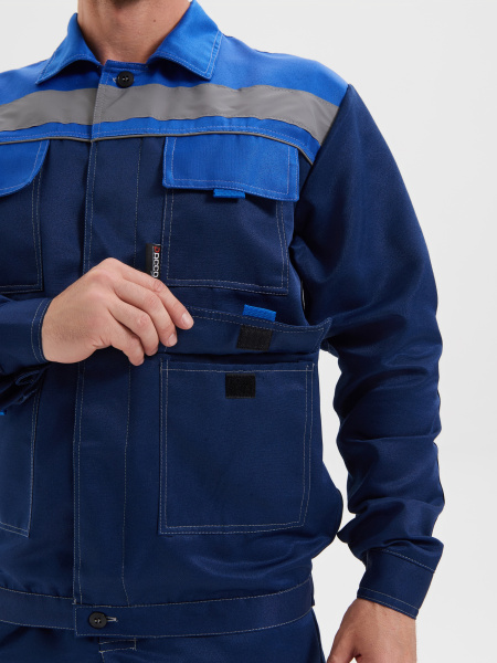 Костюм НОВА с СОП, с БР (т.синий/василёк)