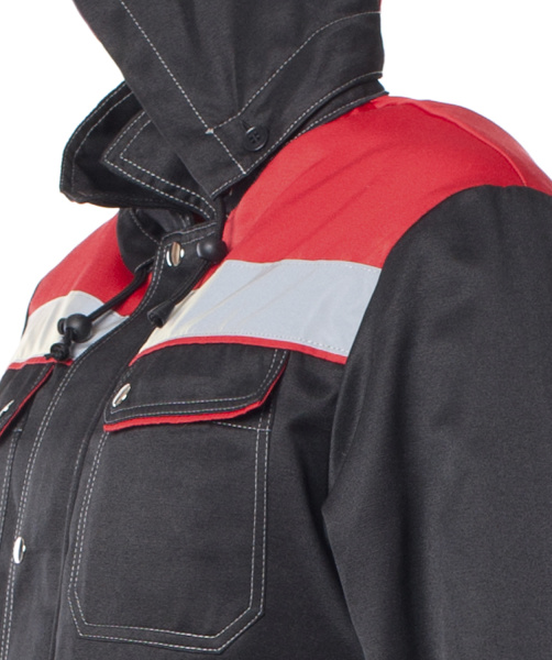 Костюм АНТЕЙ с СОП с ПК (черный/красный)