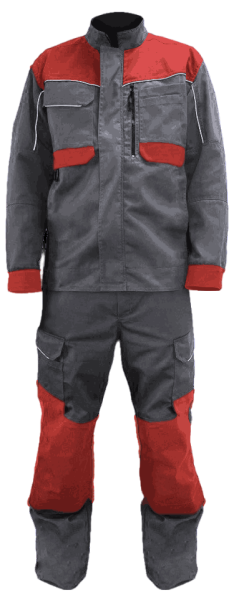 Костюм ГОРОД с БР (серый/красный)