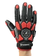 Перчатки противоударные антивибрационные Brodeks Defender G-63i (серый/красный) (р. 10)