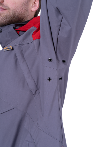 Куртка-штормовка РЕСПЕКТ (синий/красный)