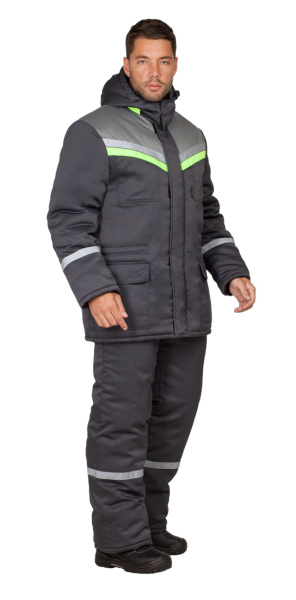 Костюм ВЬЮГА зимний с БР (т.серый)