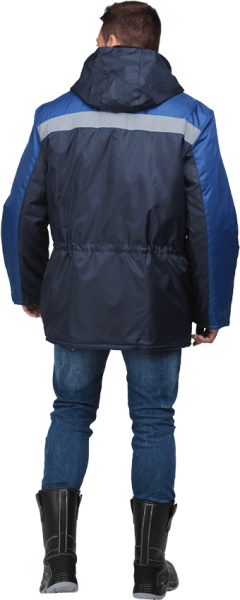 Куртка РЕГИОН зимняя (т.синий/васильковый)