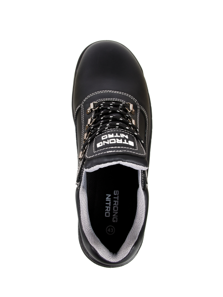 Полуботинки STRONG NITRO ПУ/Нитрил с КП и КС (черный/серый)