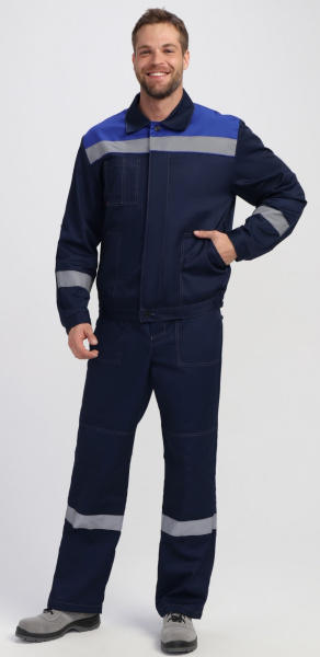 Костюм ЛИГОР-2 ПРЕМИУМ СОП К. с ПК (т.синий/васильковый)