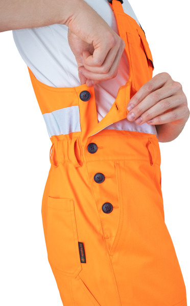 Костюм БРАЙТ сигнальный с ПК (оранжевый/синий)