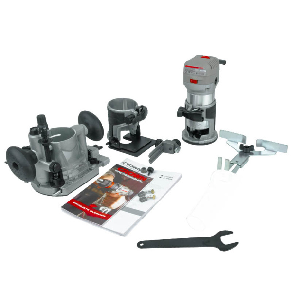 Фрезер кромочный CROWN CT11023S 710Вт раб.ход 20мм 33000об/мин