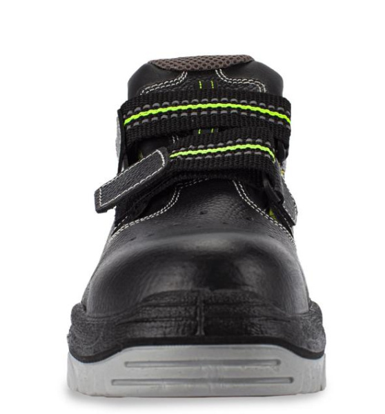 Полуботинки НЕОН ПУ/ТПУ кожаные с перфорацией с КП (черный)