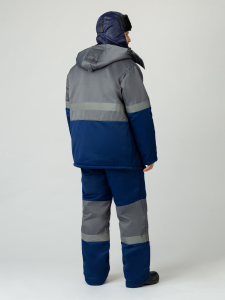 Костюм НОРДХАРД-2 зимний с ПК (т.синий/серый)