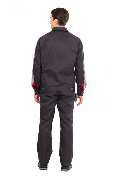 Костюм Фаворит-2 Премиум, п/к, т.серый/св.серый