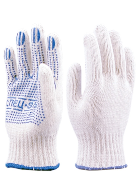 Перчатки х/б с ПВХ СПЕЦ-SPB