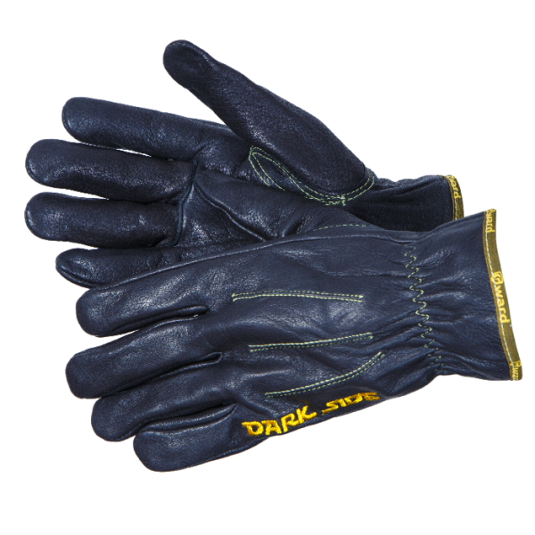 Перчатки FORCE DARK SIDE цельнокожаные (черный)