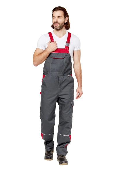 Костюм СТРАЙК 2 SAFE с ПК (серый/красный)