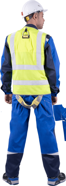 Жилет-накидка сигнальный для страховочной привязи